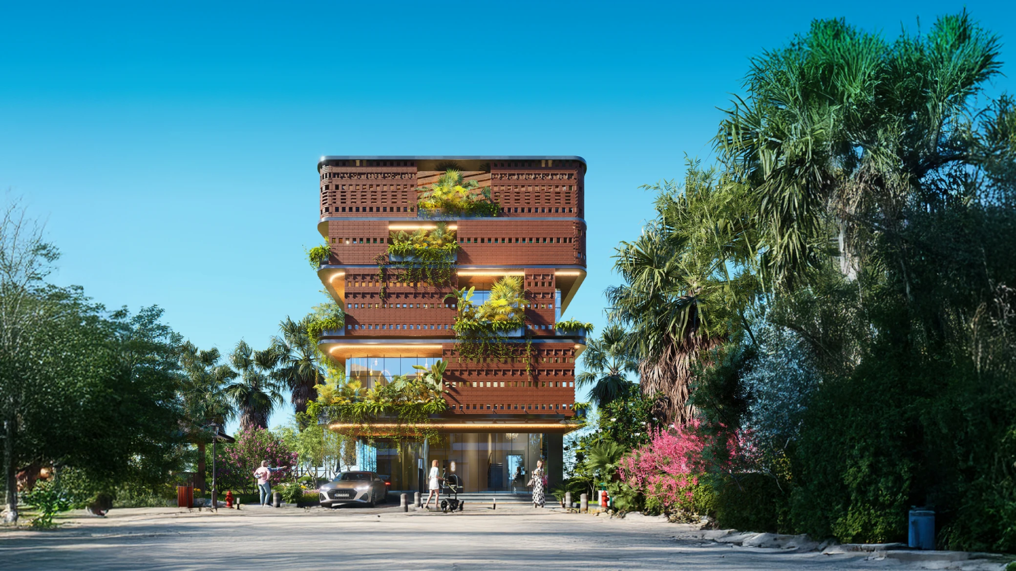 Modern clubhouse facility for residents at Valby Ira The Earth