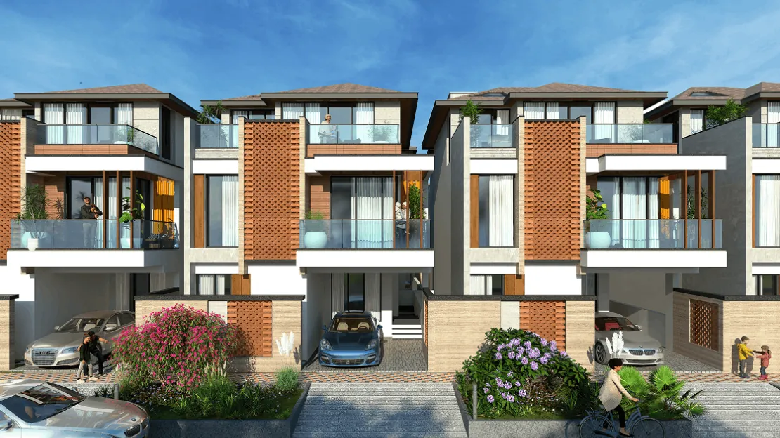 Beautifully landscaped gardens at Valby Ira gated community